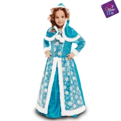 Disfraz de Reina de hielo 7-9 años infantil