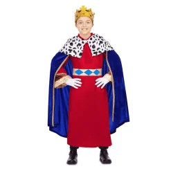Disfraz de Rey mago azul 3-4 años infantil