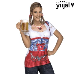 Disfraz de Sexy red oktoberfest lady adulto talla S