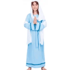 Disfraz de Virgen maría 5-6 años infantil