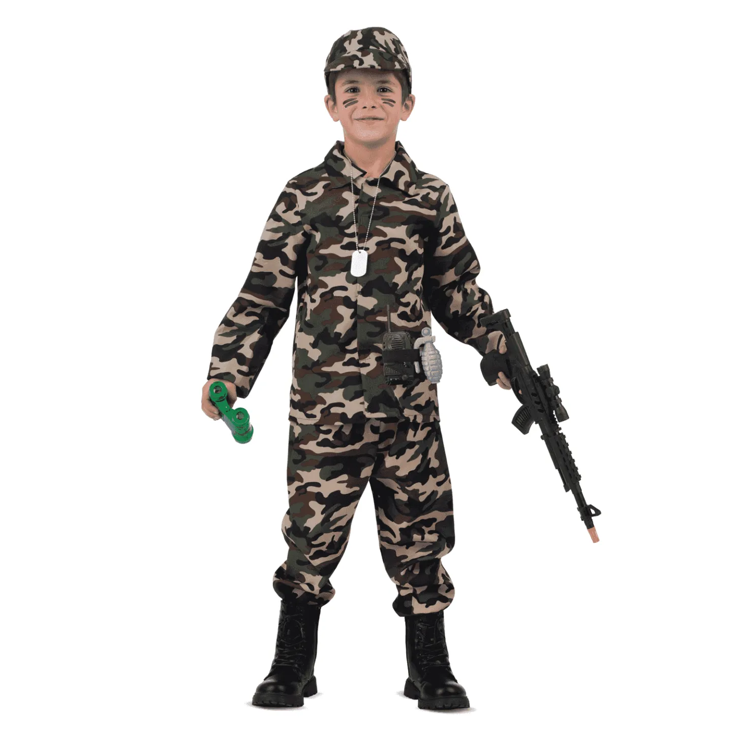 Disfraz de Yo quiero ser soldado 5-7 años infantil