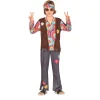 Disfraz Hippie Infantil Talla 10 a 12 Años