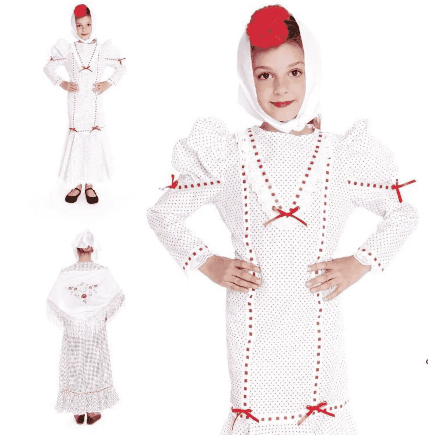 Disfraz Madrileña Luxe Talla 5/6 años
