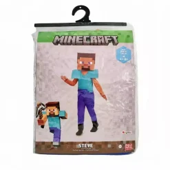 Disfraz Steve Minecraft 7-8 Años