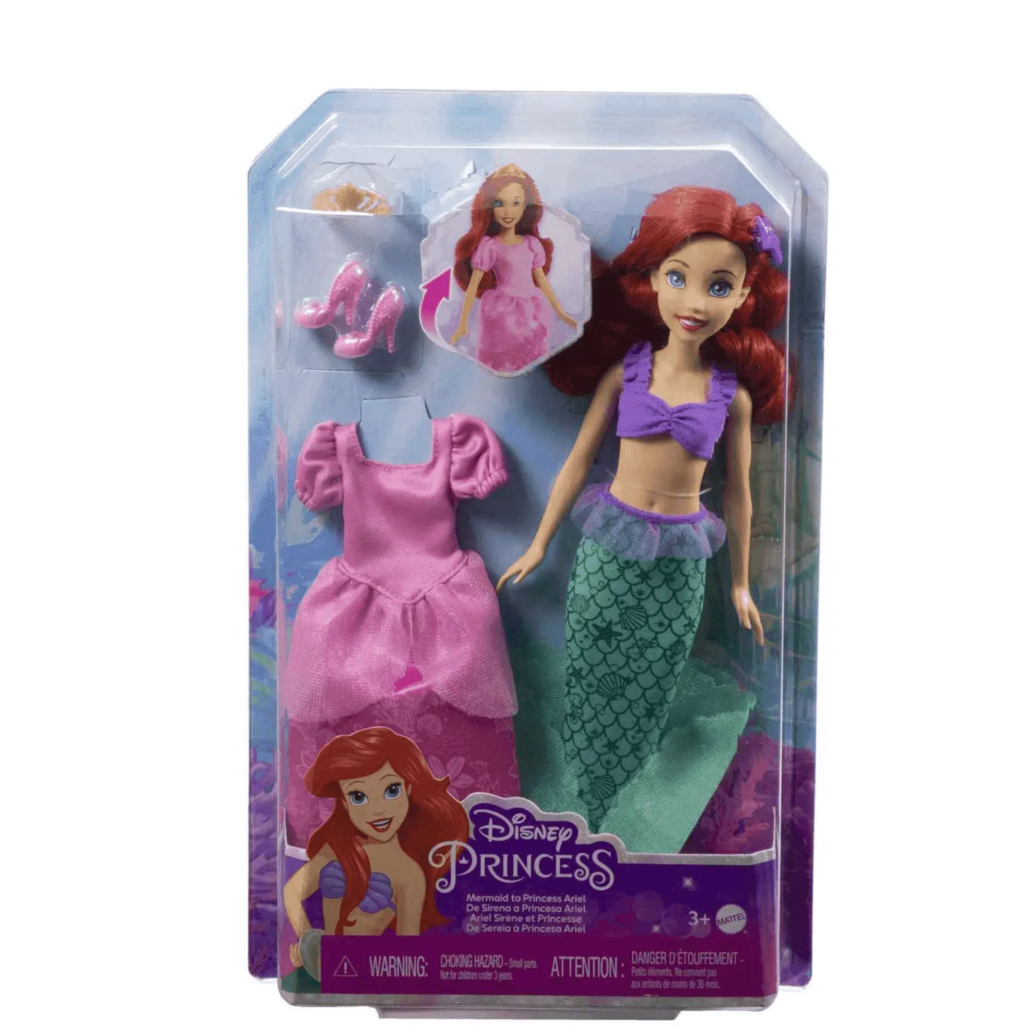 Disney Princess Ariel sirena a princesa