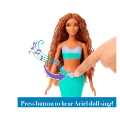 Disney Princess La Sirenita Ariel cola 2 colores