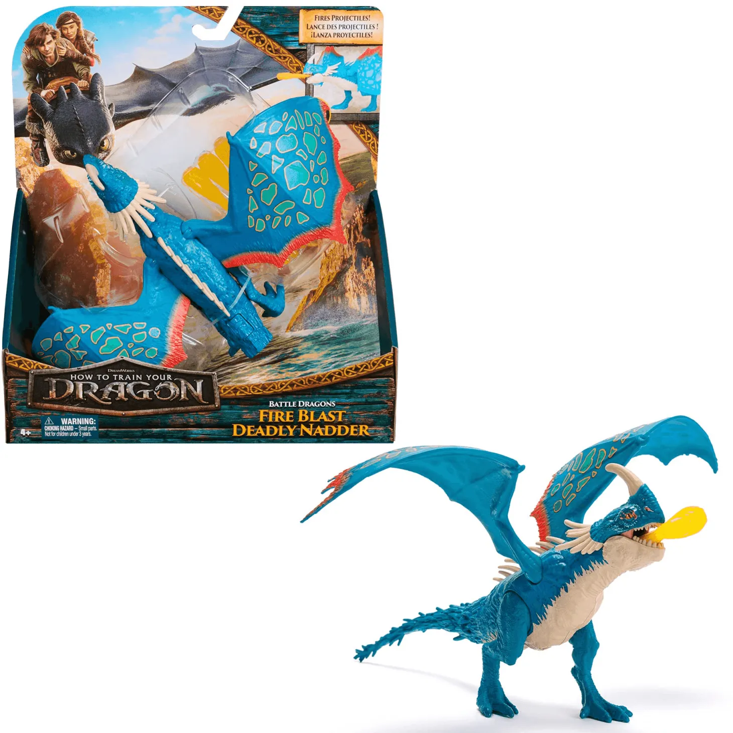 Dragón Deadly Nadder de Lujo – Cómo Entrenar a tu Dragón