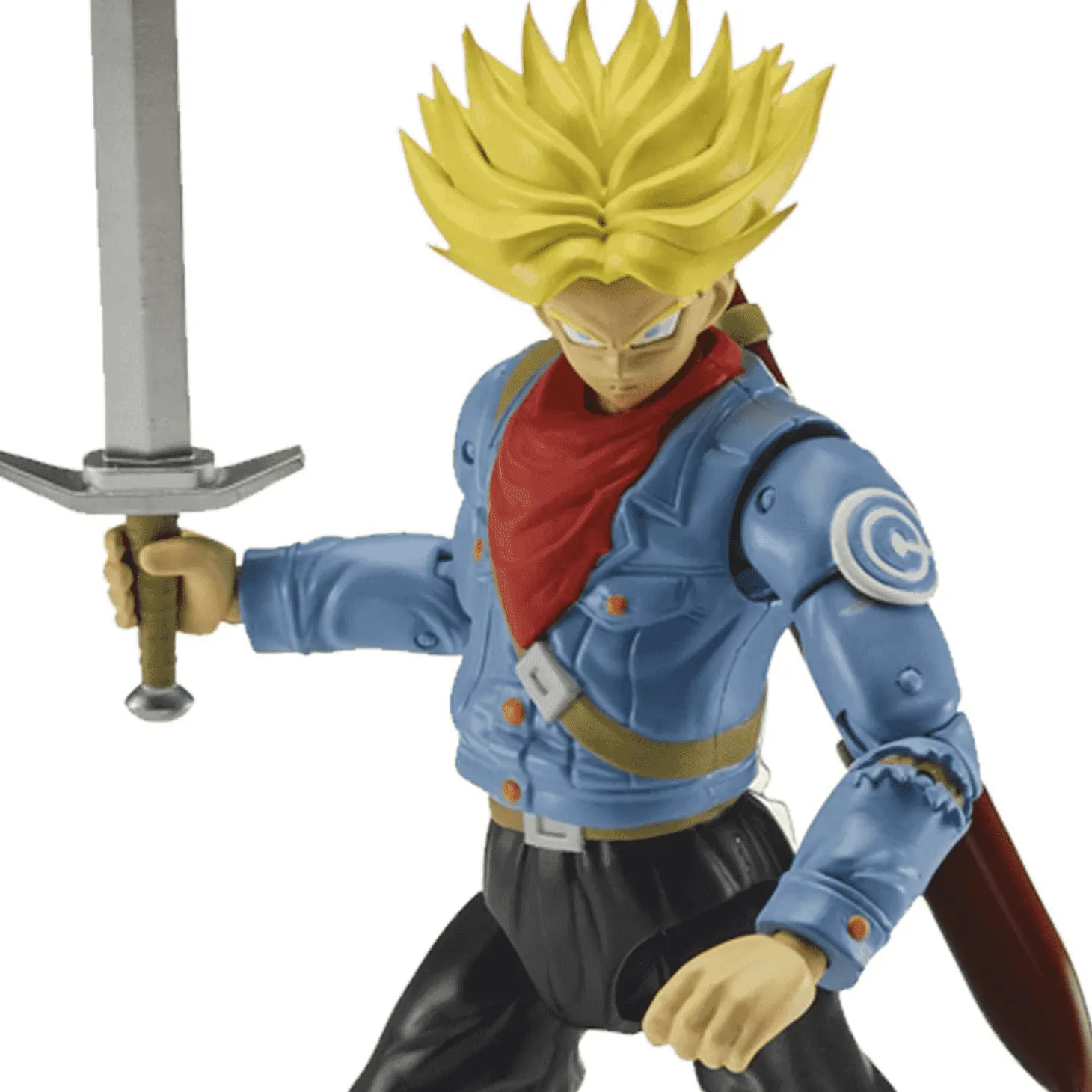 Dragon Ball Figura Saiyan Future Trunk Deluxe