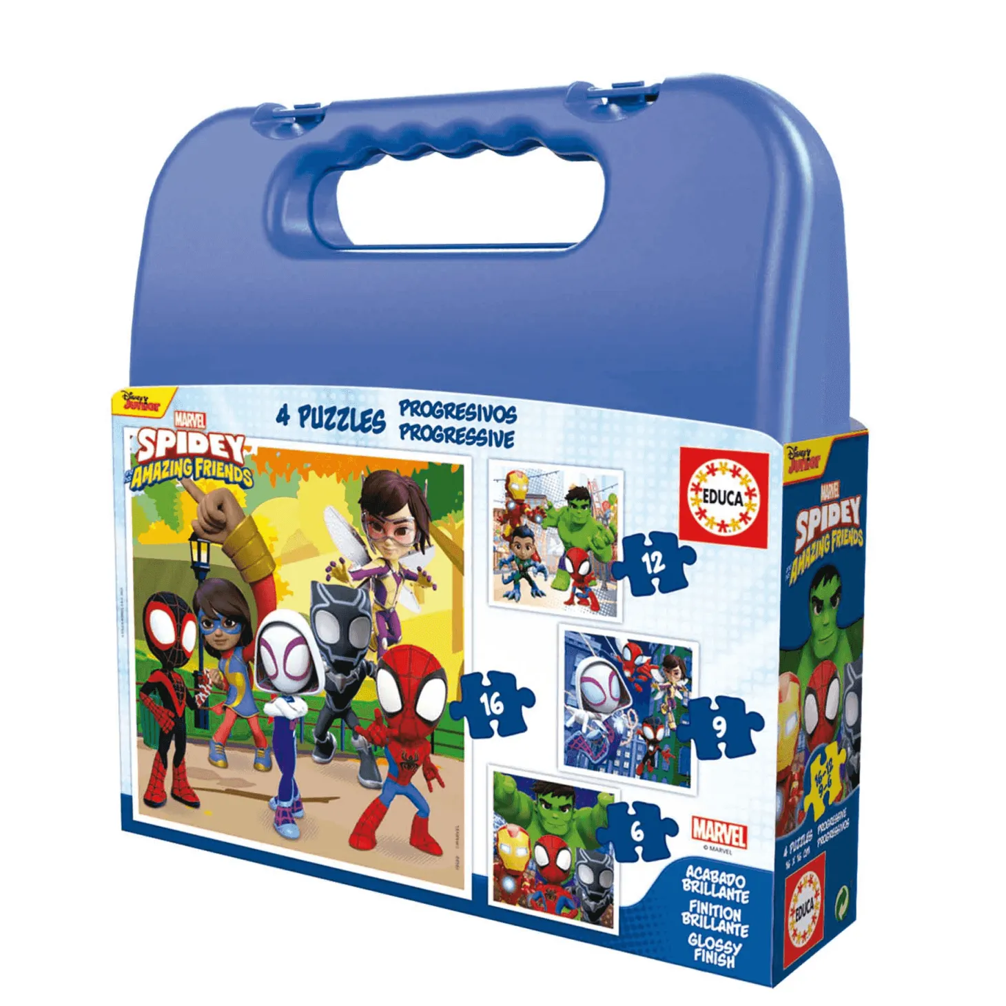 Educa Puzzle Maleta Progresivos Spidey & His Amazing