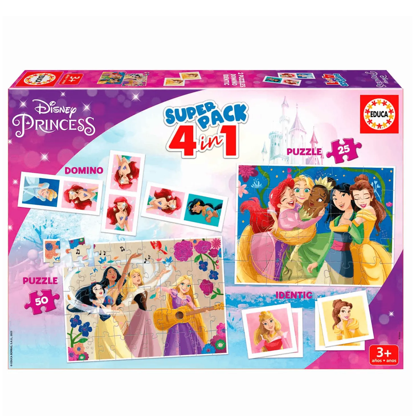 Educa Puzzle Superpack Disney Princess