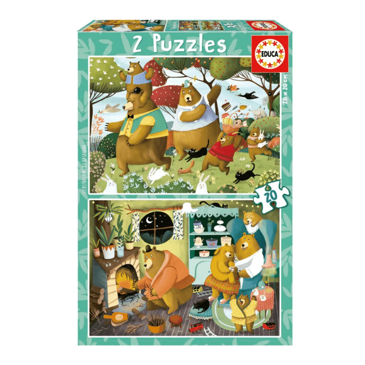 Educa Puzzle 2X20 Cuentos Del Bosque