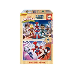 Educa Puzzle 2X16 Spidey & His Amazing Friends Madera
