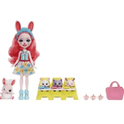 Enchantimals Baby BFFs Bree Bunny Muñeca con mascotas 4 años