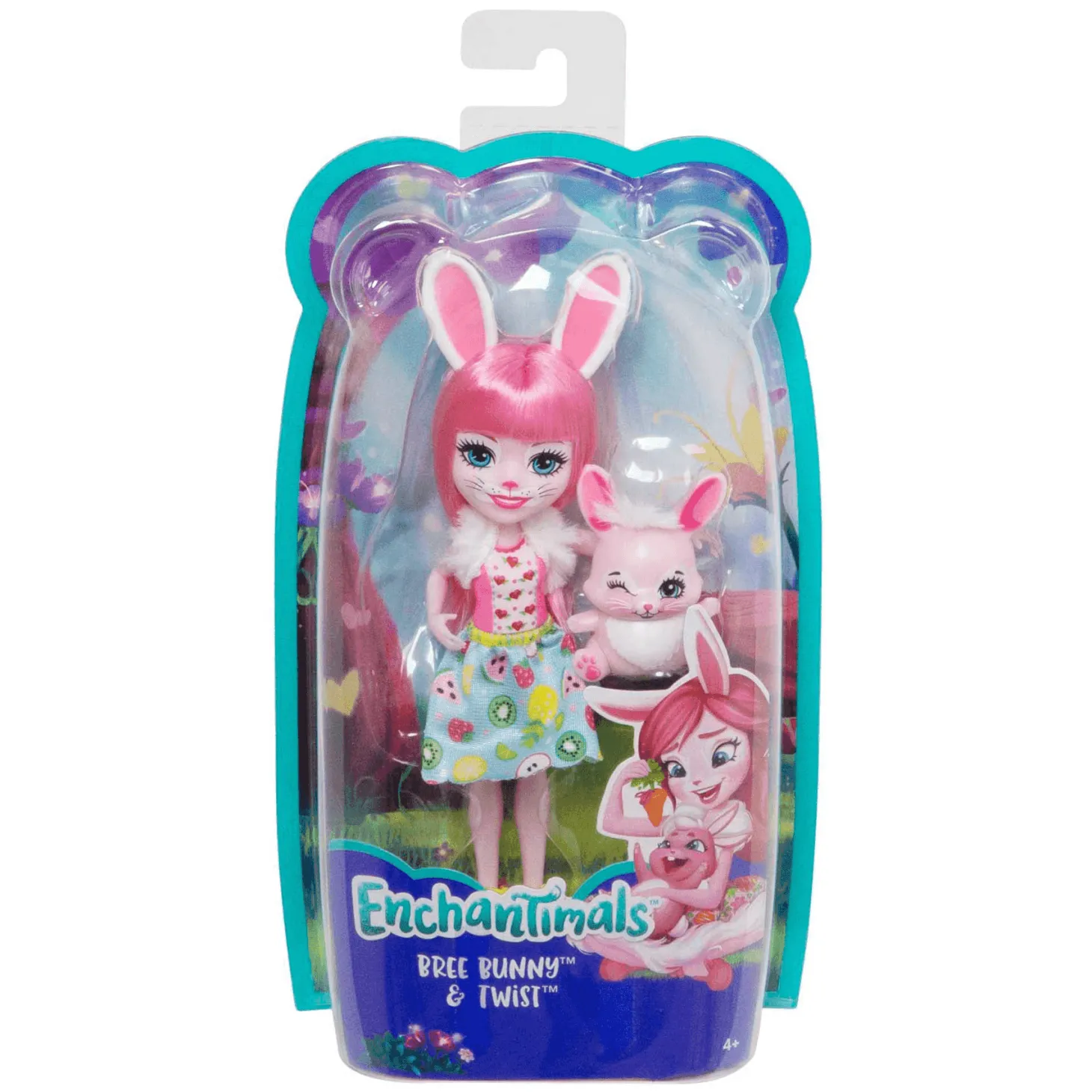 Enchantimals Muñeca Bree Bunny con Mascota 4 años