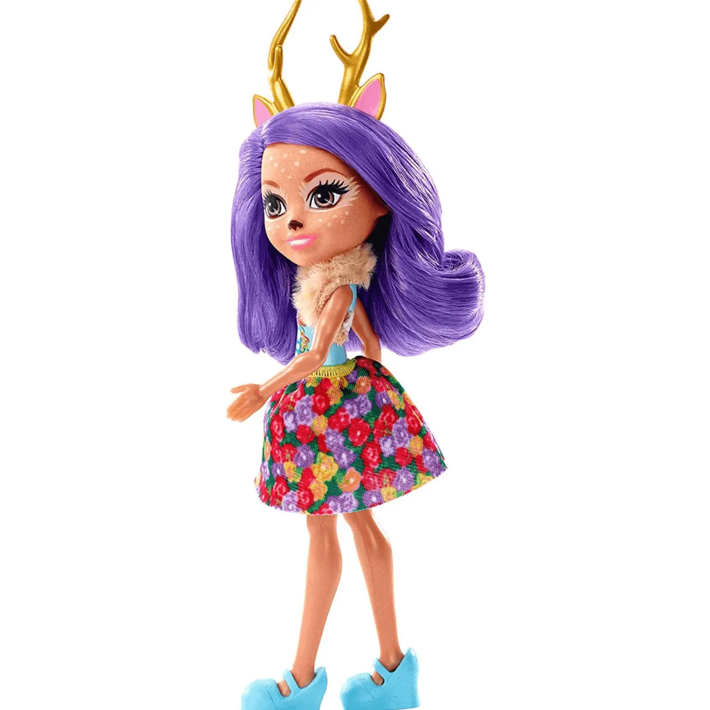 Enchantimals Muñeca Danessa Deer con mascota 4 años