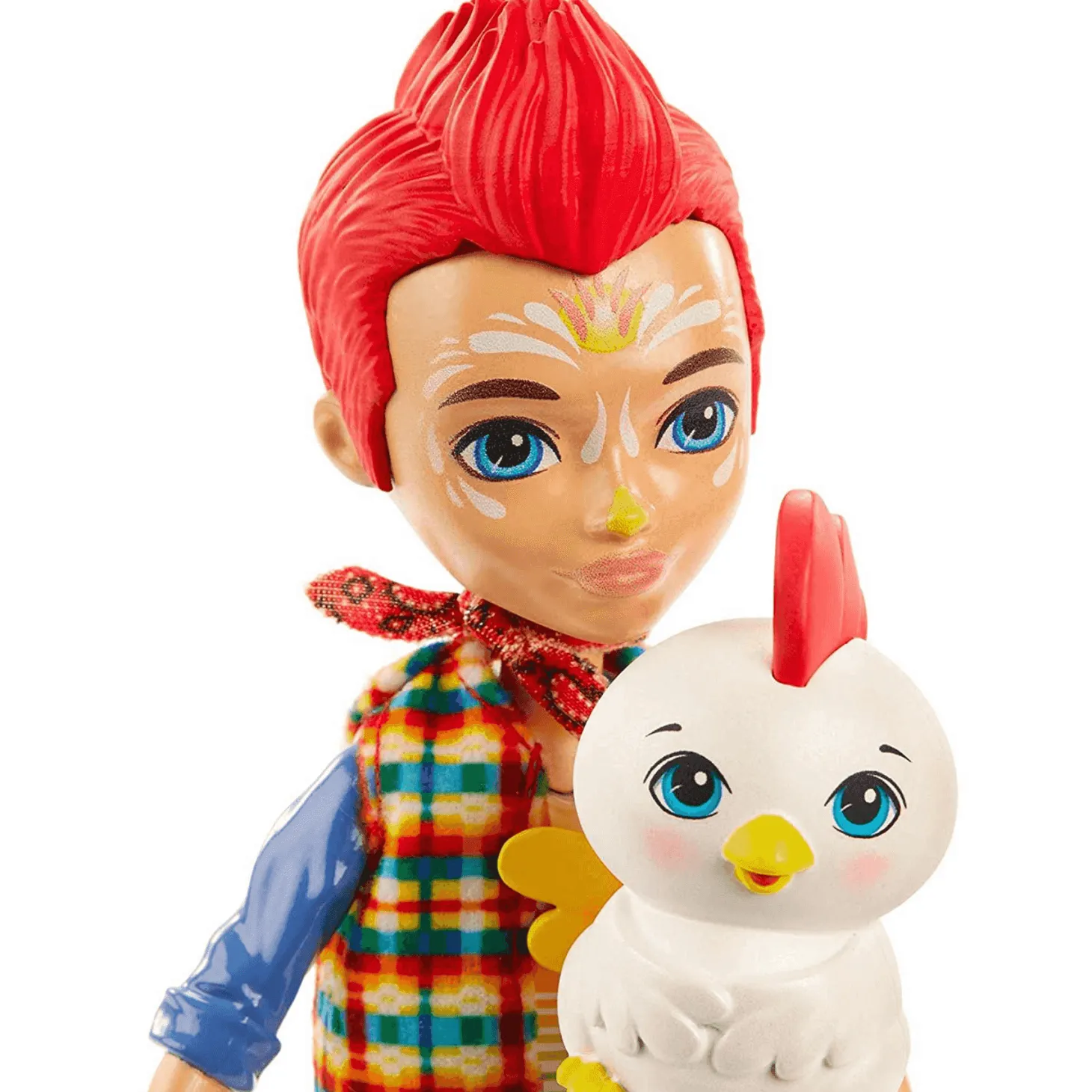 Enchantimals Muñeco Redward Rooster con Mascota Cluck