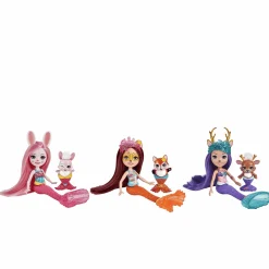 Enchantimals Pack 3 sirenas Muñecas con mascotas y accesorios Mattel HCF87