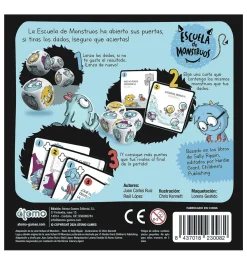 Escuela de Monstruos – Juego de Dados y Rimas para Peques desde 5 Años