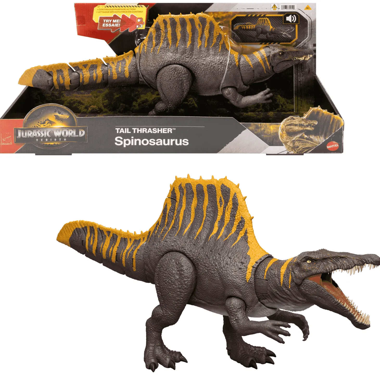 Espinosaurio Cola Destructora – Jurassic World Rebirth