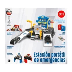 Estación Portátil de Emergencias 2 en 1 | Motor Planet Juguete Circuito de Coches