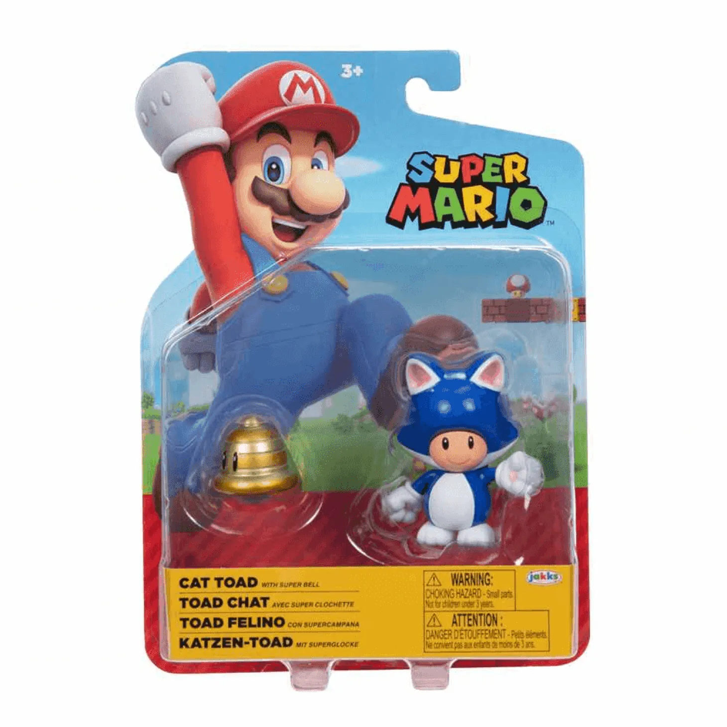 Figura Articulada de 10 cm de Super Mario - Jakks Pacific