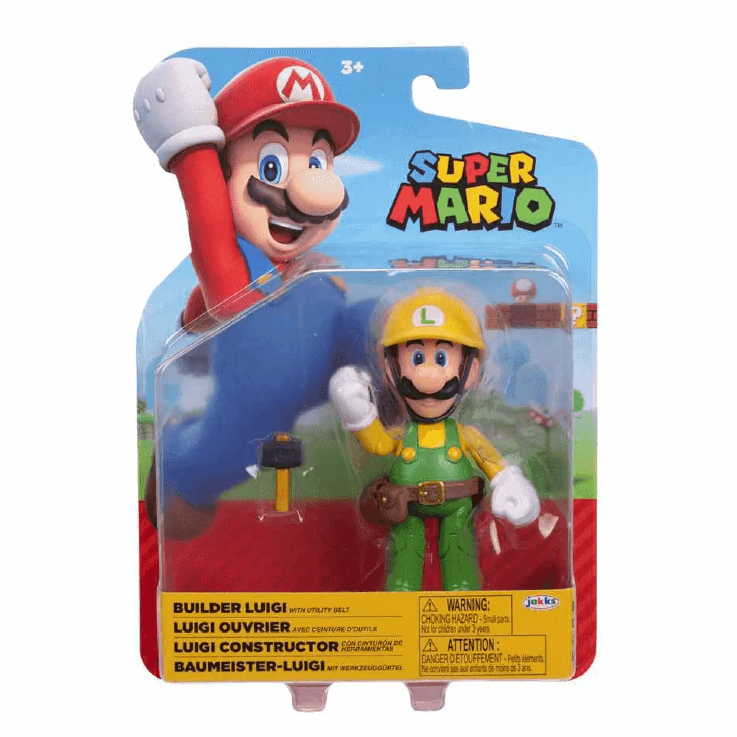 Figura Articulada de 10 cm de Super Mario - Jakks Pacific