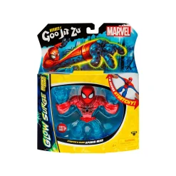 Figura de acción Goo Jit Zu Marvel Glow Surge Spider-Man