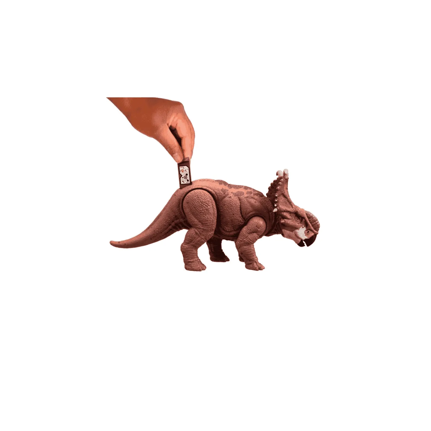 Figura de dinosaurio Pachyrhinosaurus de Jurassic World Roar