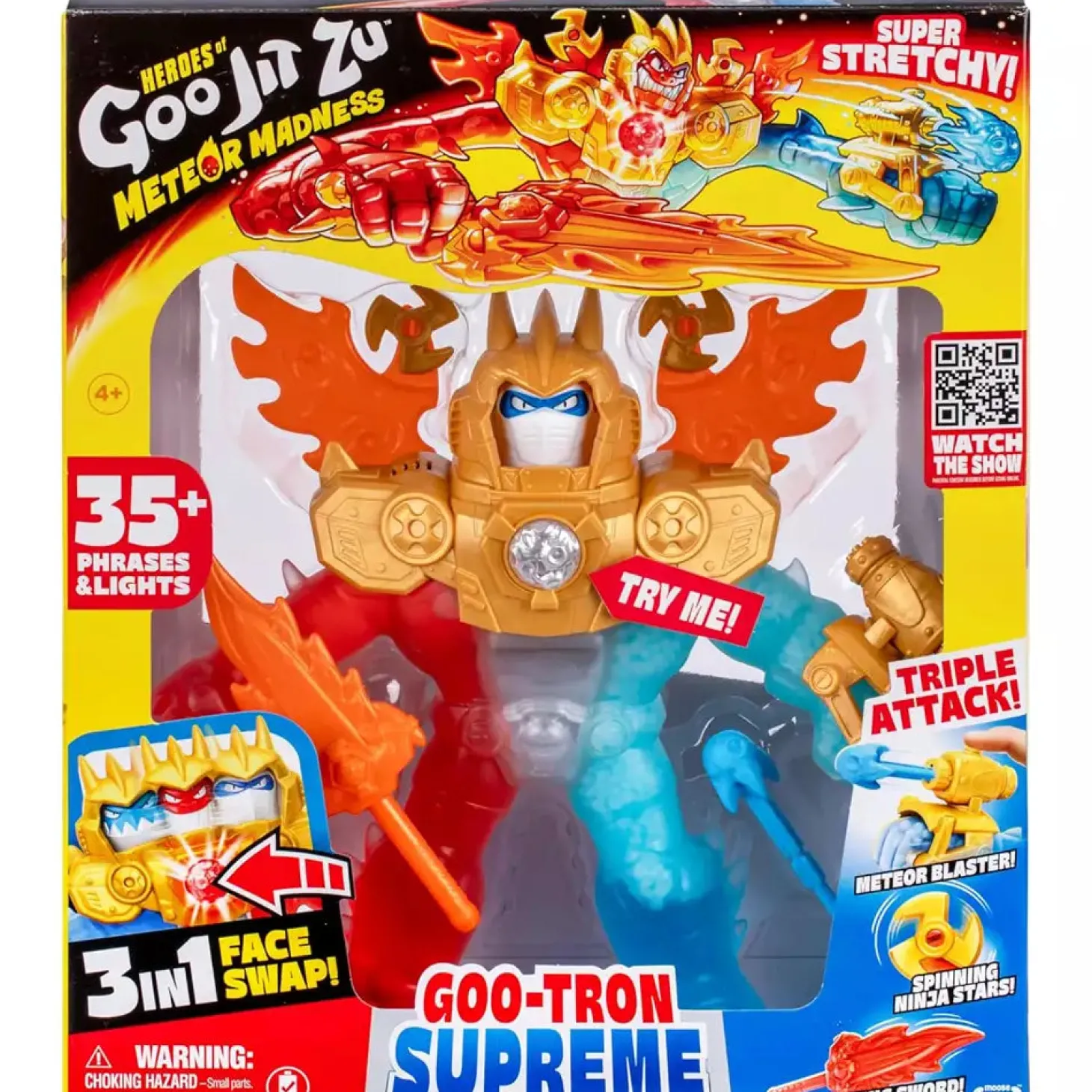 Figura Goo Jit Zu Gootron Supremo con luz y sonido