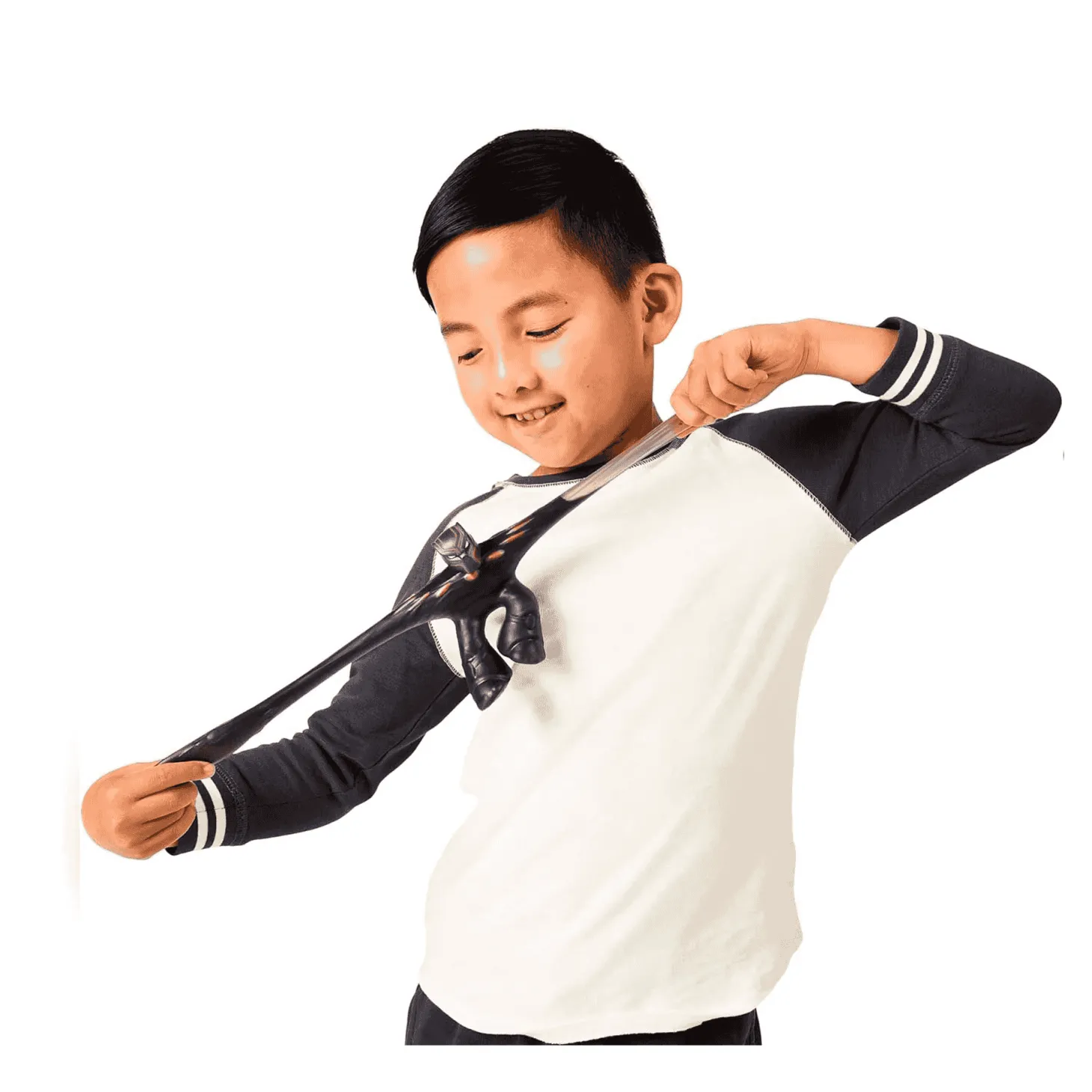 Figura Goo Jit Zu Vibranium Power Black Panther de Marvel