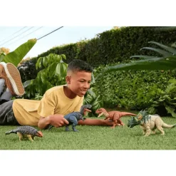 Figura Jurassic World Wild Roar Anquilosaurio