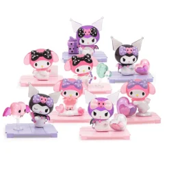 Figura sorpresa Kuromi & My Melody Love Story Hello Kitty