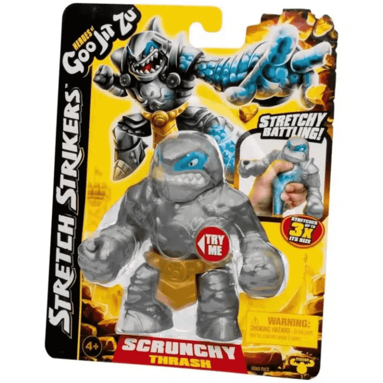Figura Stretch Strikers Goo Jit Zu - Squishy Thrash