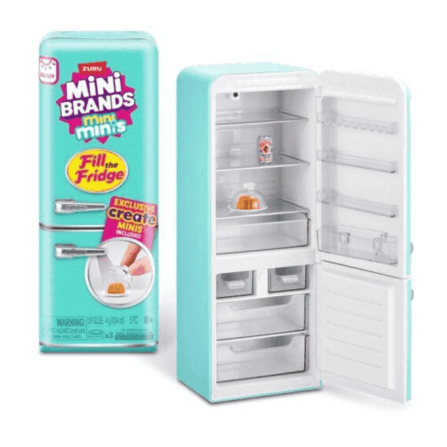 Fill the Fridge Mini Brands – Nevera de juguete (8+)