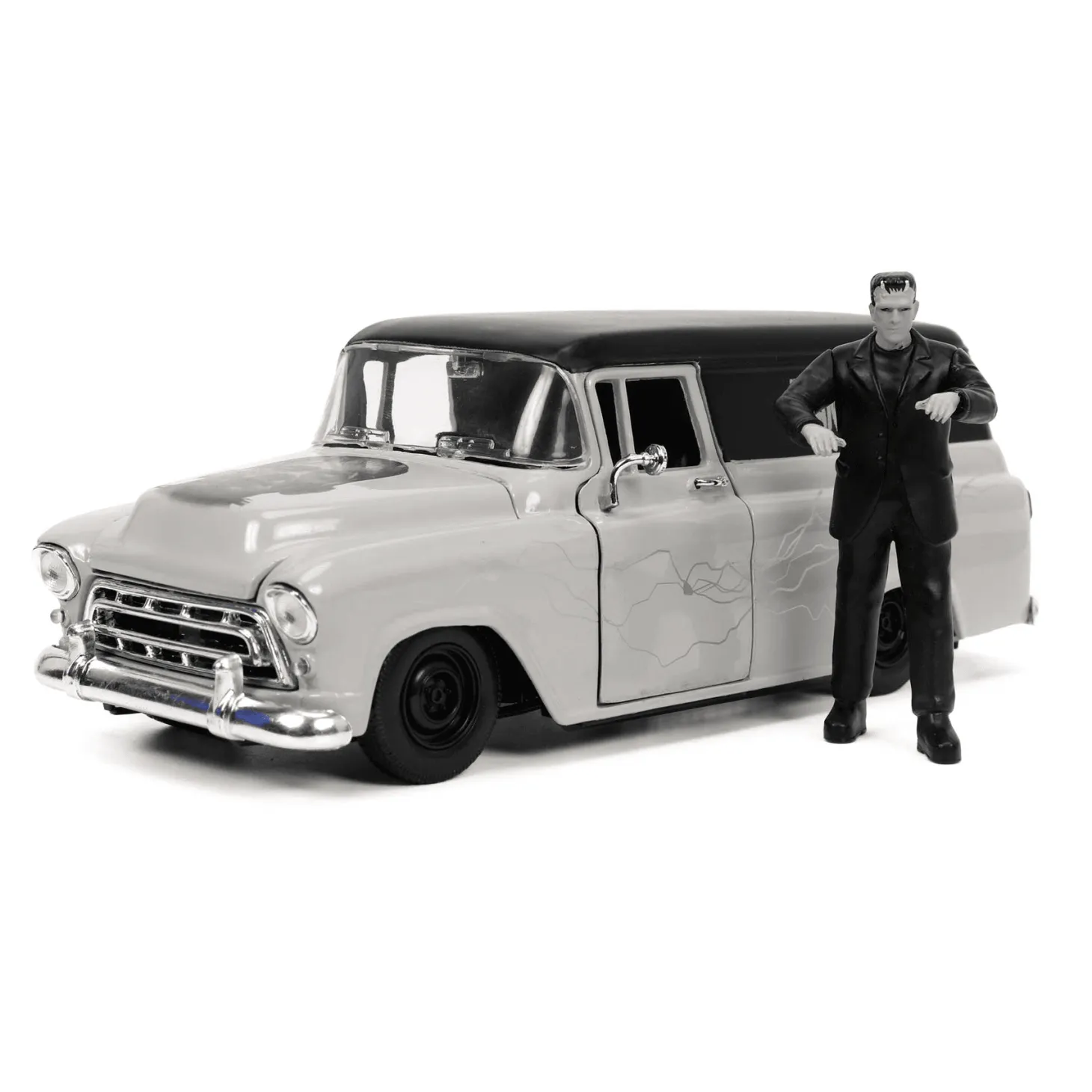 Frankenstein Chevy Suburban Delivery 1957 Con Figura