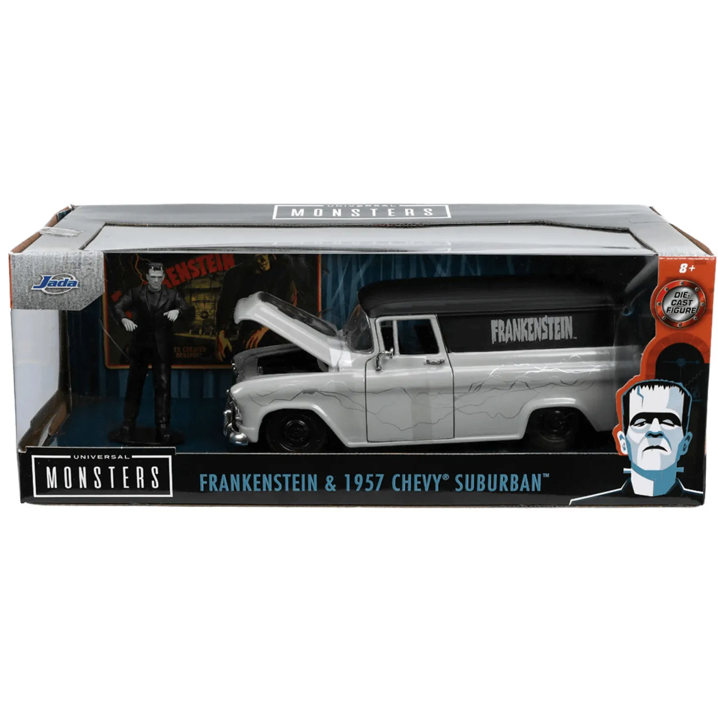 Frankenstein Chevy Suburban Delivery 1957 Con Figura