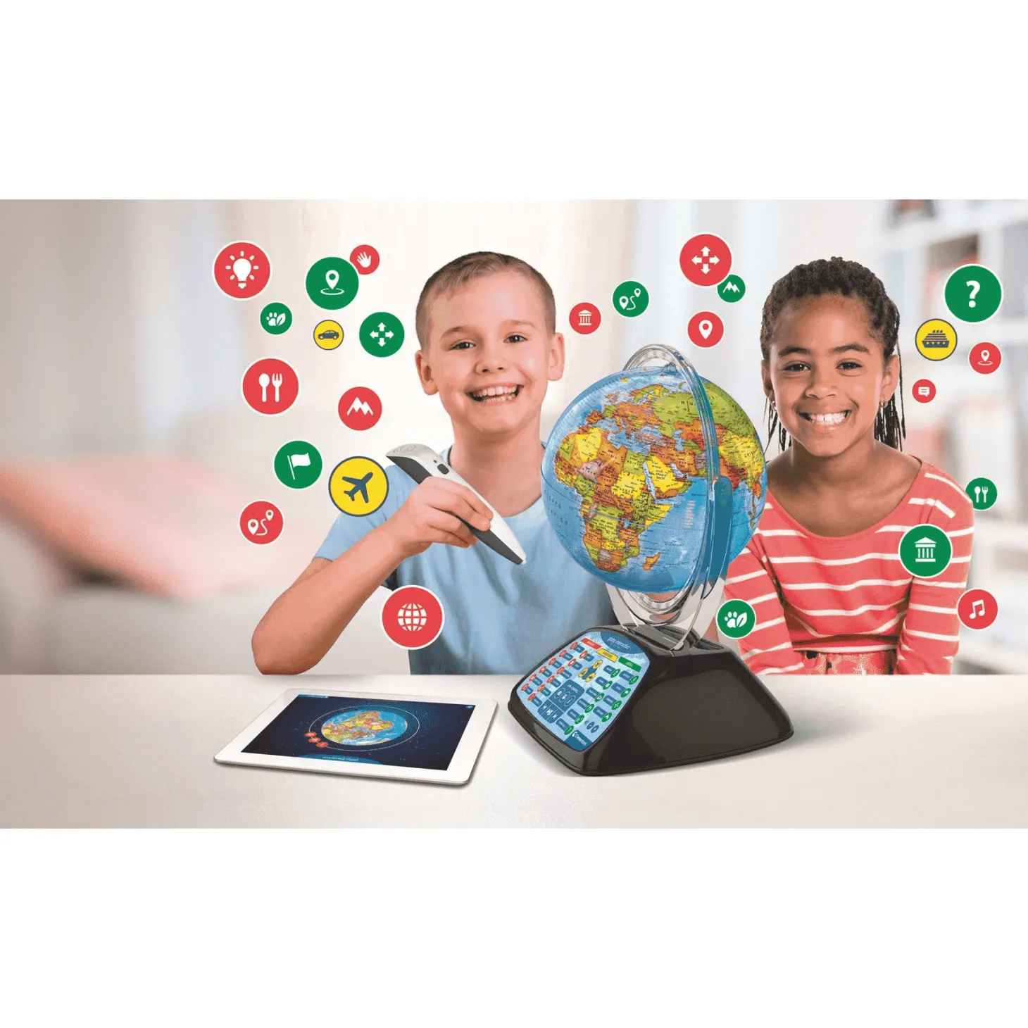 Globo Terráqueo Explora Mundo Digital