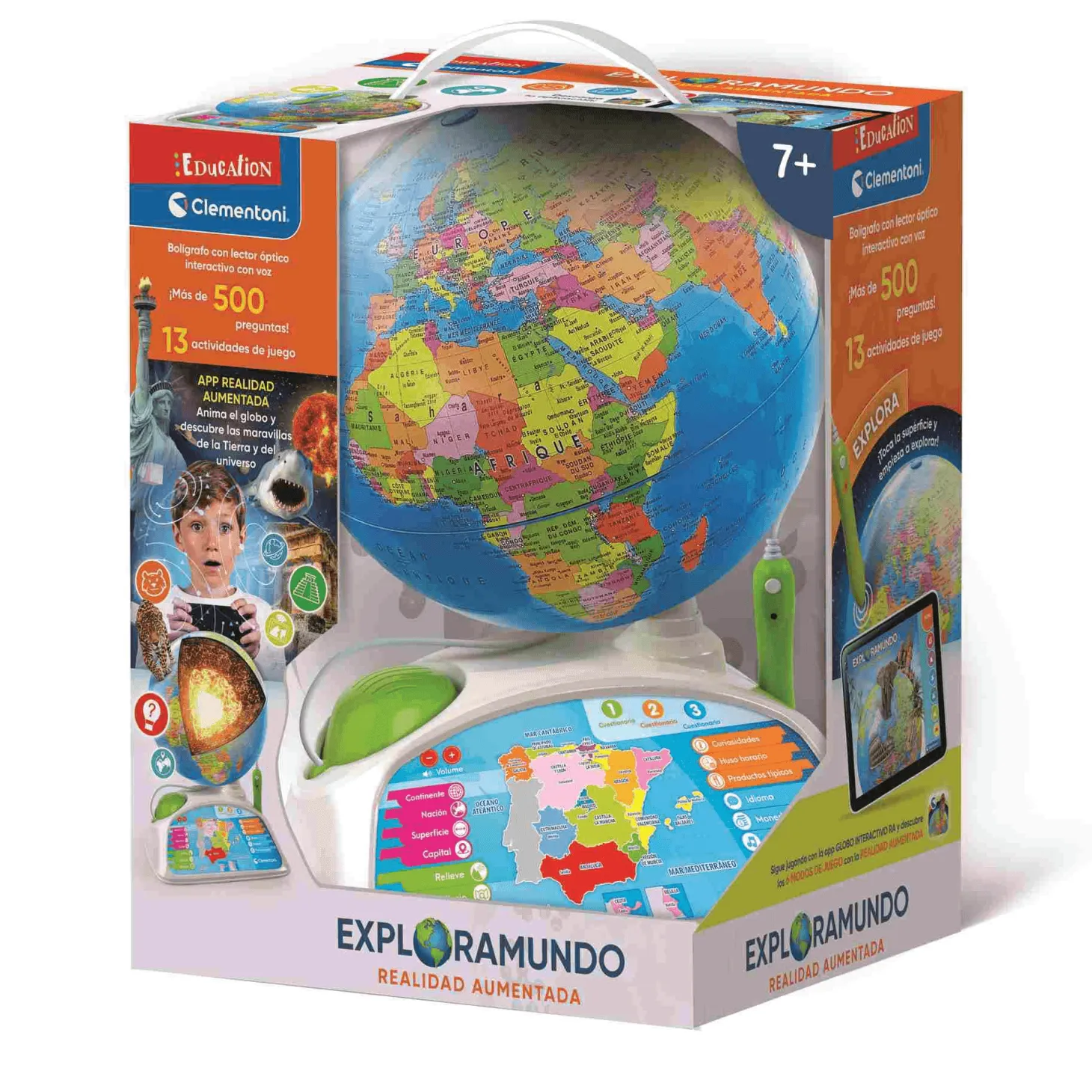 Globo Terráqueo Realidad Aumentada Exploramundo