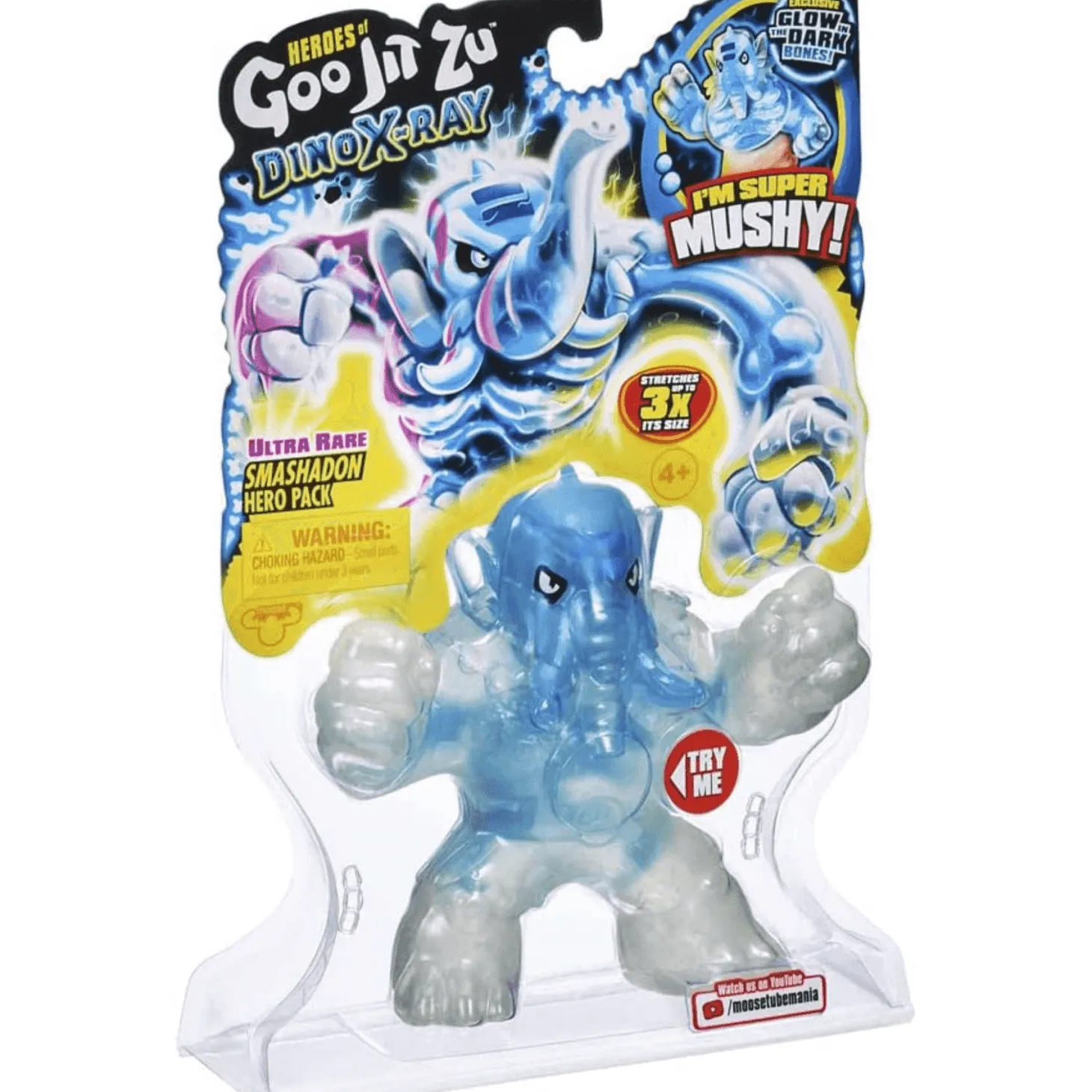 Goo Jit Zu Héroes Figura Dino X Ray Mastodon