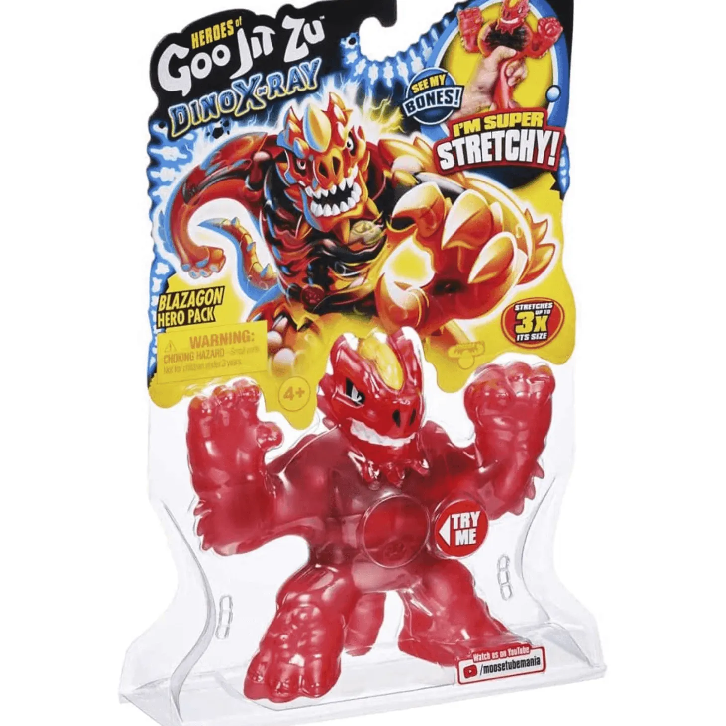 Goo Jit Zu Héroes Figura Dino X Ray Blazagon