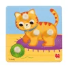 Goula Puzzle Madera Gato 4 Piezas