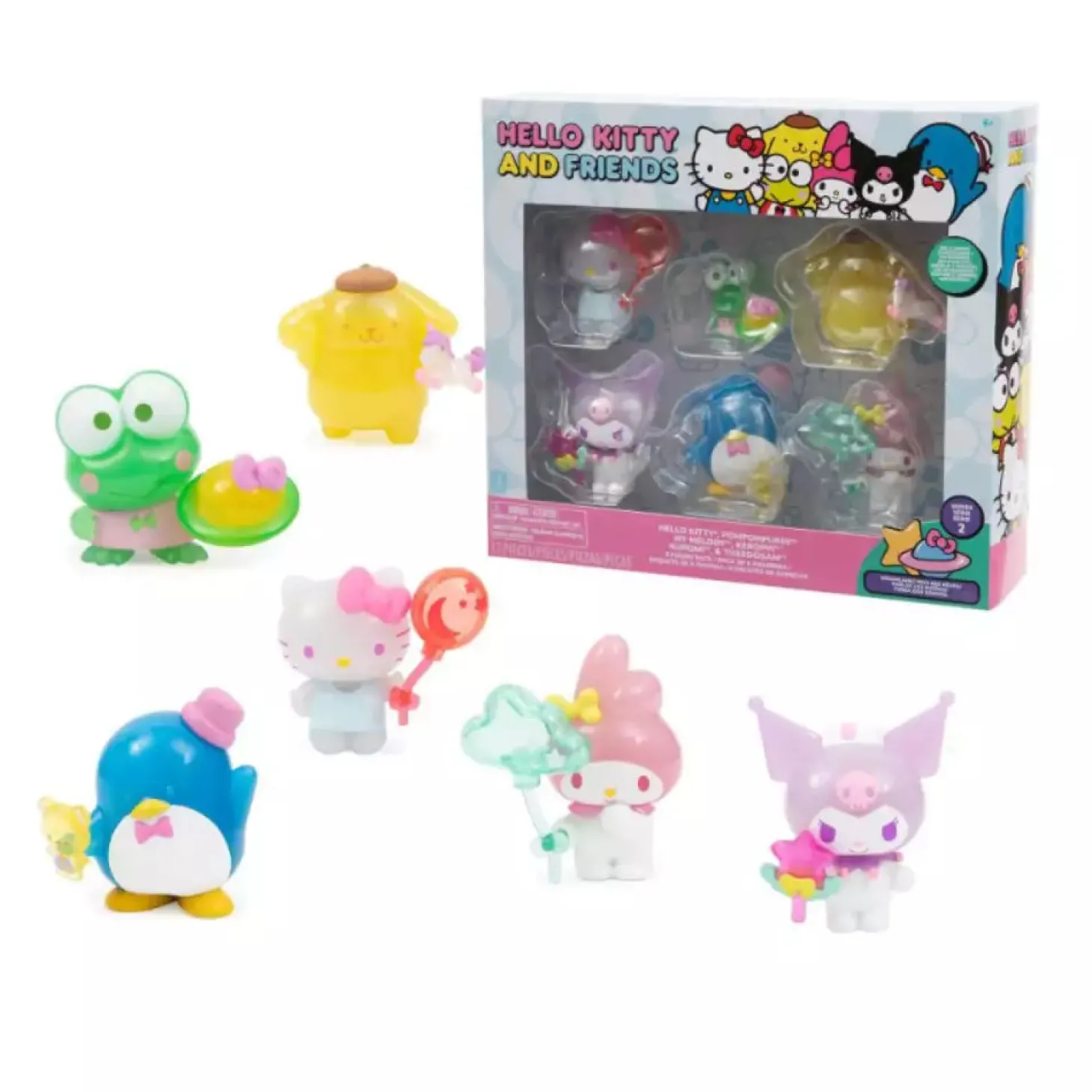 Hello Kitty Pack 6 Figuras 5 cm surtidas