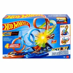 Hot Wheels Action: Colisión de 4 Loopings