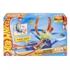 Hot Wheels Choque en el Aire – Conjunto de pista con propulsor motorizado y coche 1:64