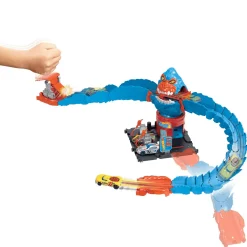 Hot Wheels City El Ataque del Gorila pista para coches de juguete 4 años