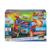 Hot Wheels City “Let´s Race - ¡a correr!” Netflix -Túnel de lavado con giros Pista para coches de ju