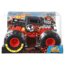 Hot Wheels Coche Monster Truck Ruedas Gigantes Negro 1:24