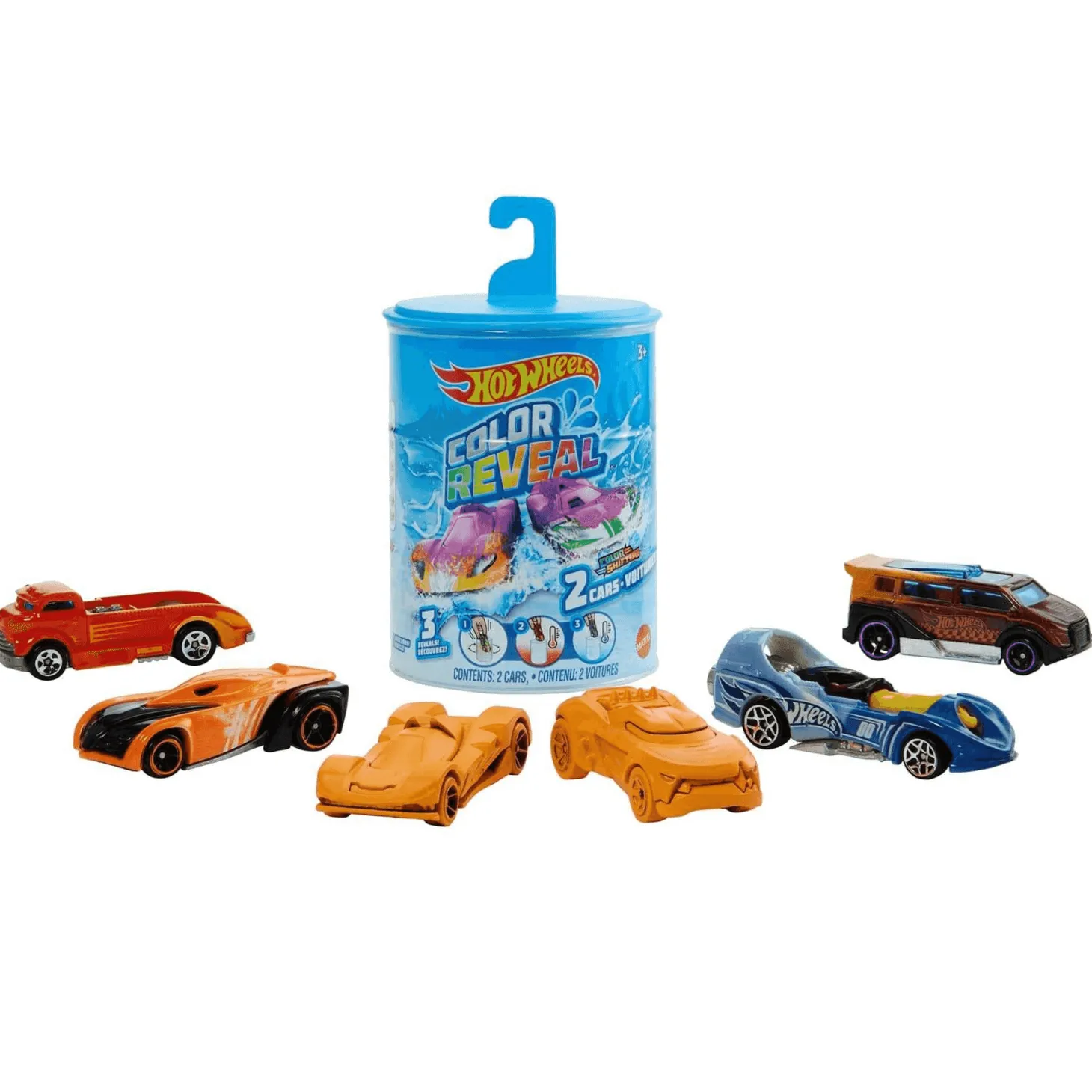 Hot Wheels Color Reveal 2 Coches