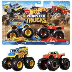 Hot Wheels Monster Truck coches de juguetes duetos de demolición 1:64 modelos surtidos (Mattel FYJ64