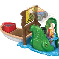 Hot Wheels Monster Trucks Color Shifters Pista para Coches de Juguete 4 años
